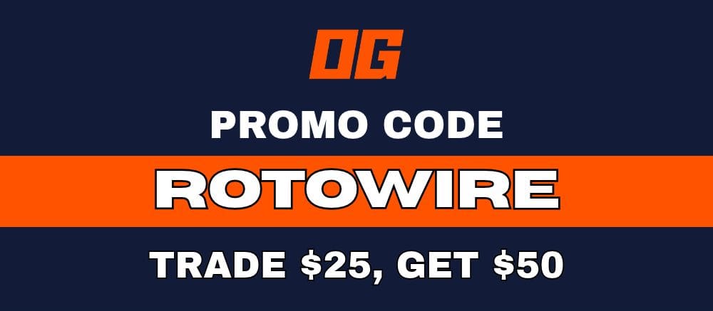 Offering Trade OG Promo Code ROTOWIRE: Exclusive Trade $25, Get $50 Offer | RotoWire