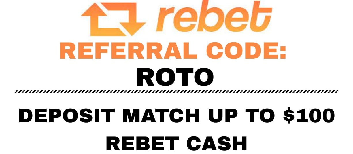 Rebet Referral Code ROTO: Deposit Match up to $100 Rebet Cash