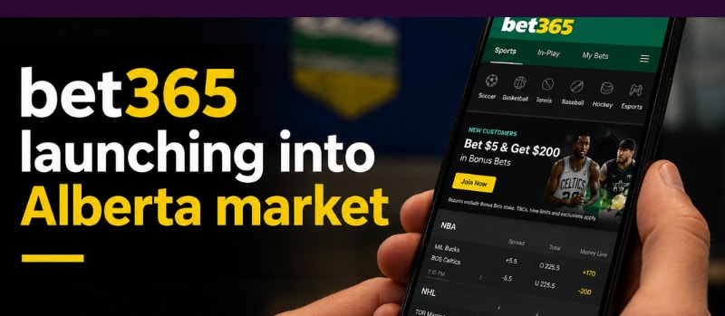bet365 Officially Joins Alberta's Regulated iGaming Market Ahead of July 13