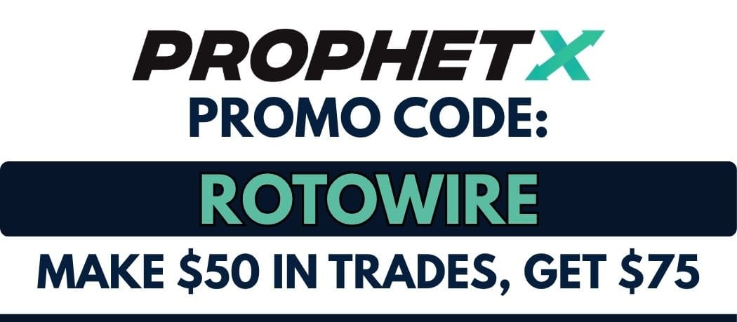 ProphetX Promo Code ROTOWIRE: Make $50 in Trades, Get $75 (October 2)