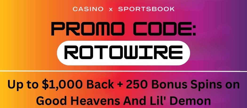 betPARX Promo Code ROTOWIRE: Up to $1,000 Back + 250 Bonus Spins on Goood Heavens or Lil' Demon