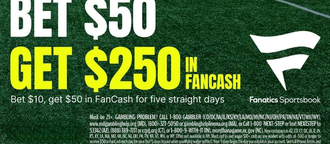 Fanatics Sportsbook Promo: Get $250 in FanCash for Indianapolis Colts vs. Los Angeles Chargers