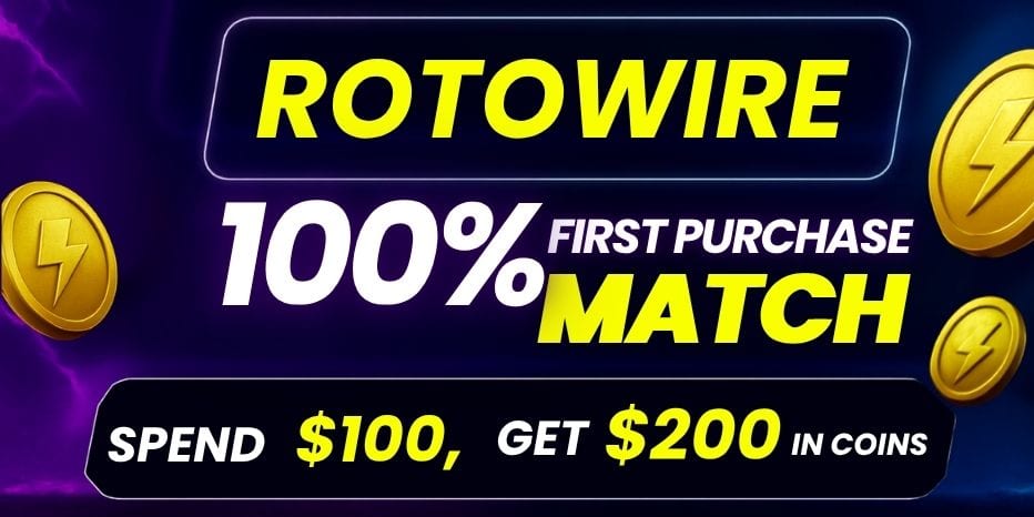 Thrillzz Promo Code ROTOWIRE: 100% First Purchase Match Up to $100