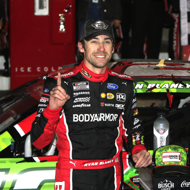 NASCAR Barometer: Ryan Blaney Wins Rain-Delayed Coca-Cola 600