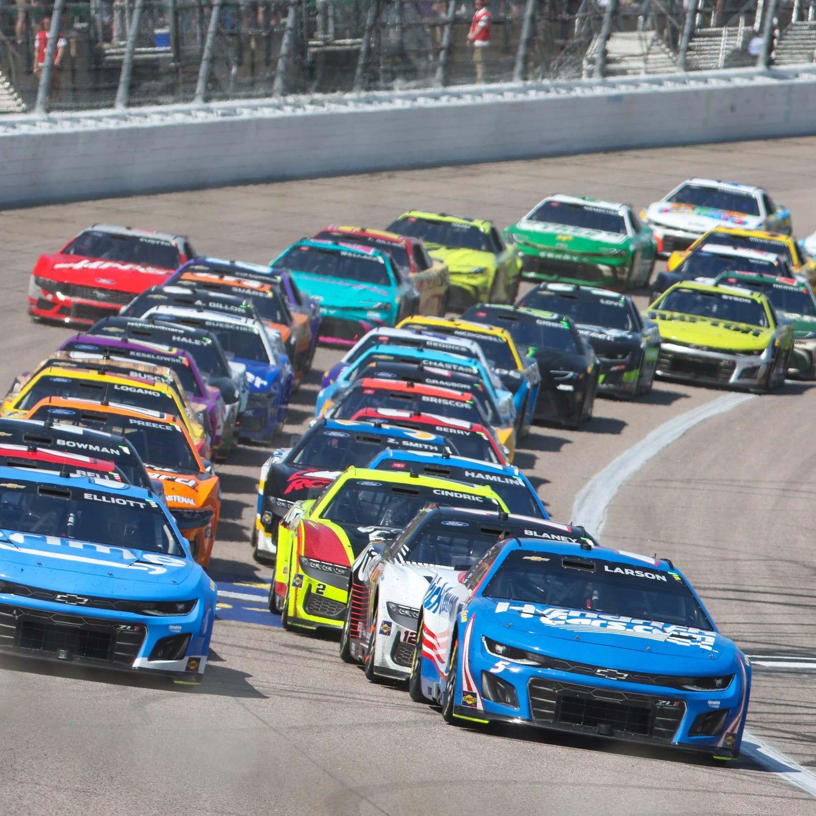NASCAR Barometer: Dominant Kyle Larson Wins at Kansas