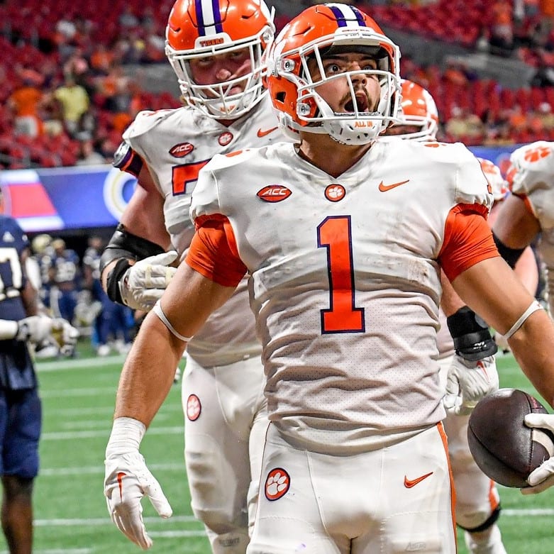 College Football DFS Picks: Clemson at Duke Showdown/Single-Game Contest Plays