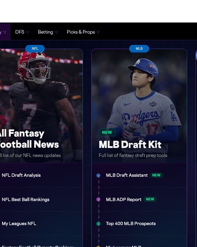 Announcing RotoWire's New Navigation