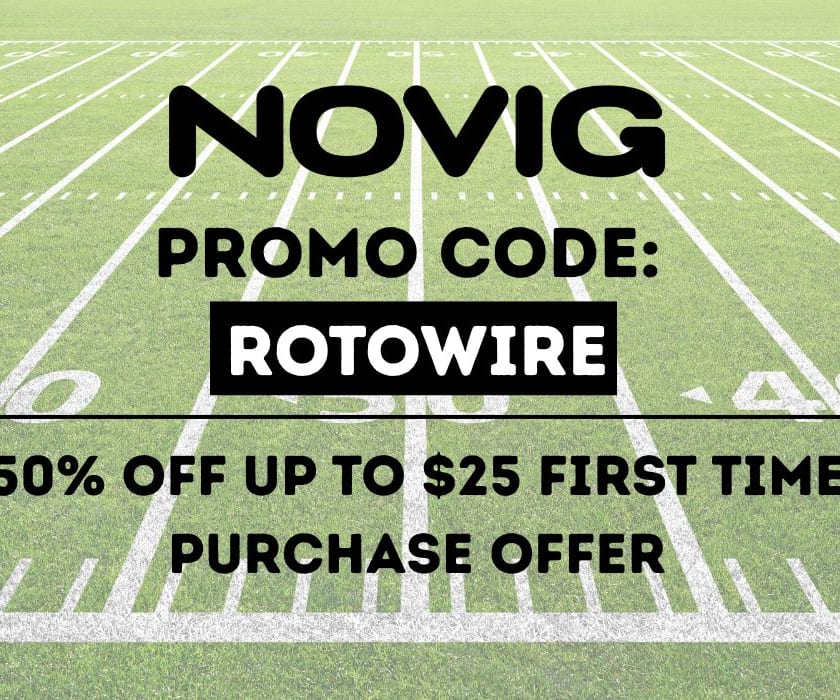 Novig Promo Code ROTOWIRE: 50% off up to $25 First Time Purchase (Jan. 13)