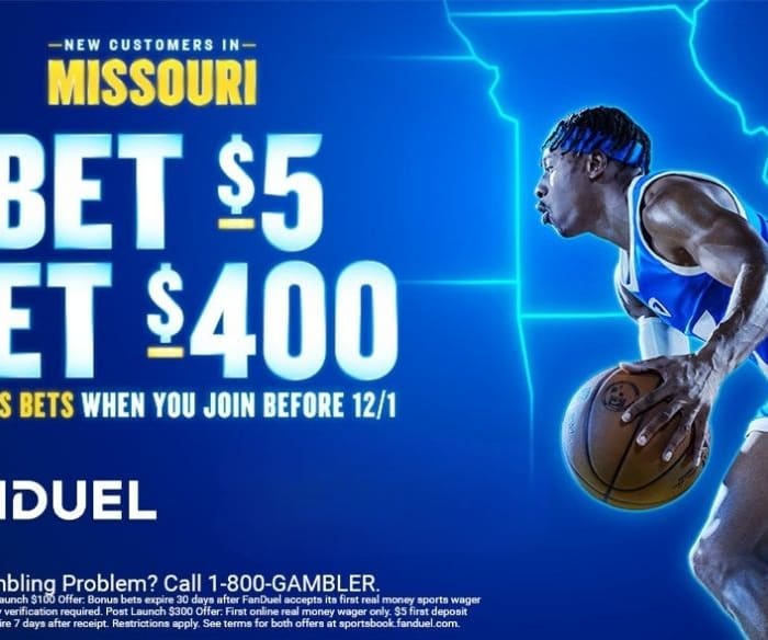 FanDuel Missouri Pre-Launch Offer: Get $400 In Bonus Bets When You Join Before 12/1