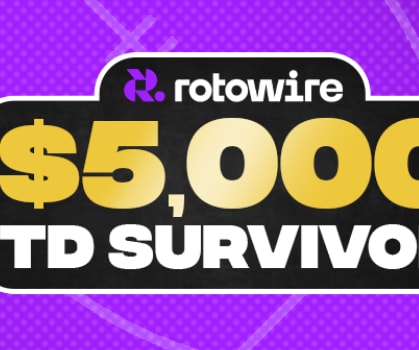 RotoWire's $5,000 Touchdown Survivor Contest is Live!