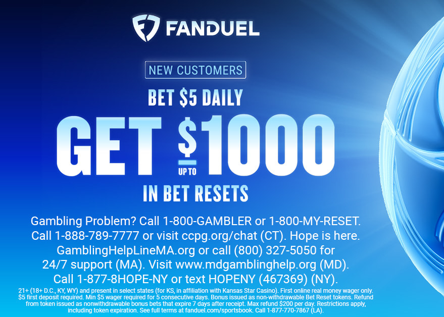 FanDuel Promo Code: Up To $1000 in Bet Resets (7/12)