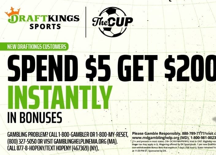 DraftKings Promo Code: Bet $5, Get $200 in Bonus Bets Instantly (7/12)