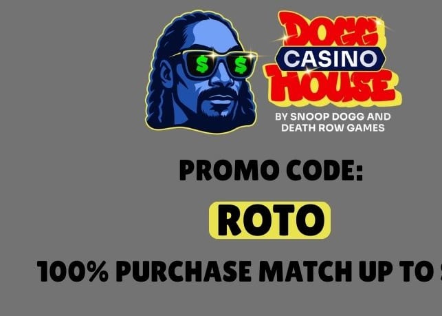 Dogg House Promo Code ROTO: 100% Purchase Match Up to $100 (July 8)