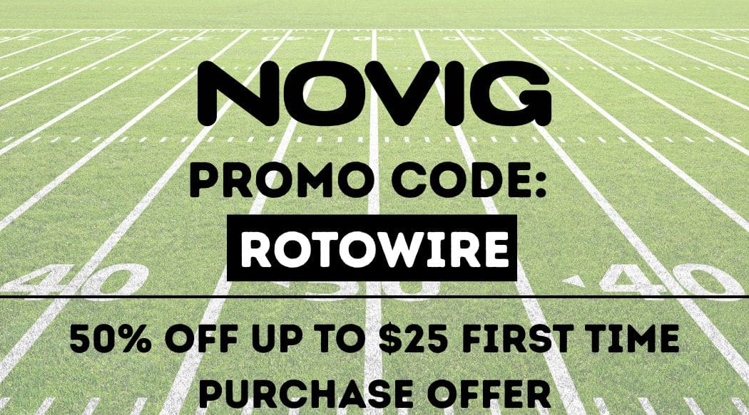 Novig Promo Code ROTOWIRE: 50% off up to $25 First Time Purchase (Feb. 6)