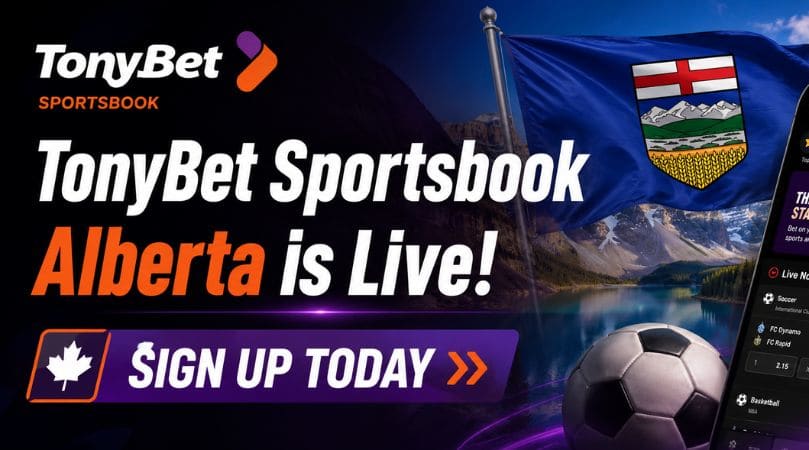 TonyBet is Now Fully Legal in Alberta! Sign Up With TonyBet Sportsbook Alberta