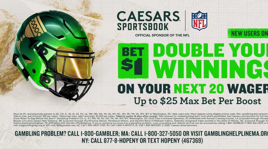 Caesars Sportsbook Promo Code: Double Your Winnings For College Football on Oct. 25!