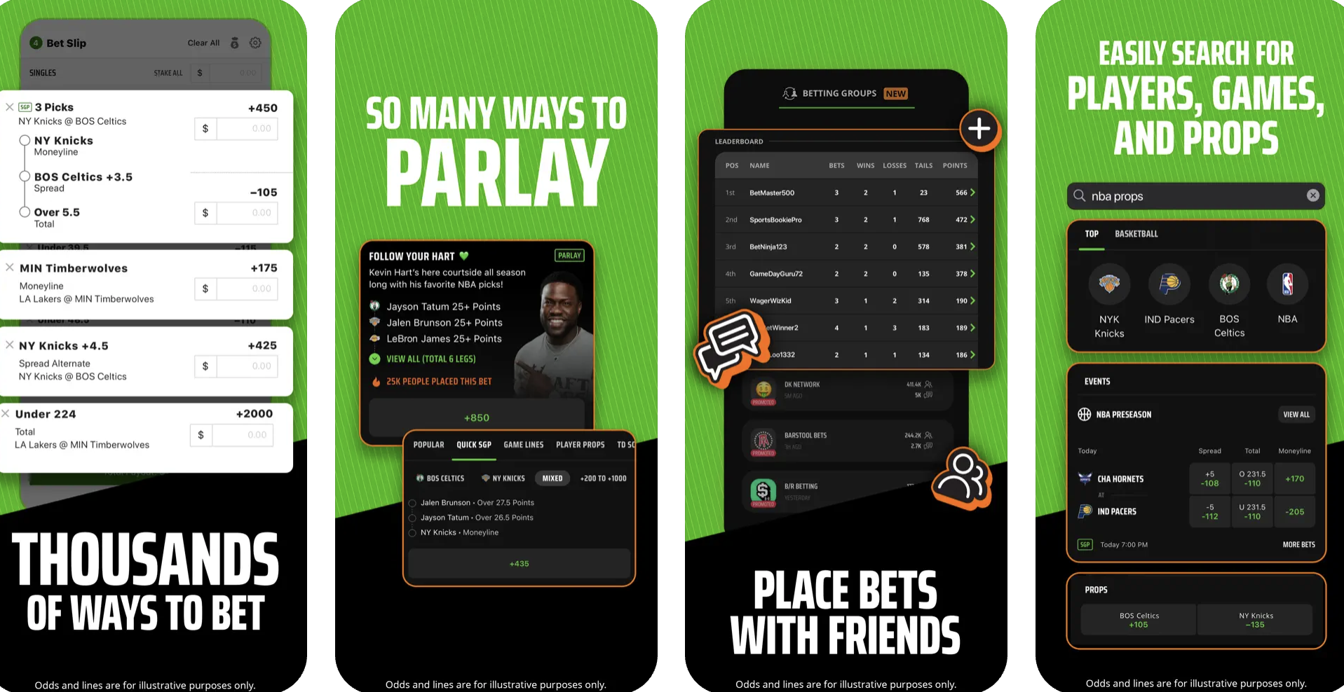 DraftKings Sportsbook mobile app downloaded from Apple App Store