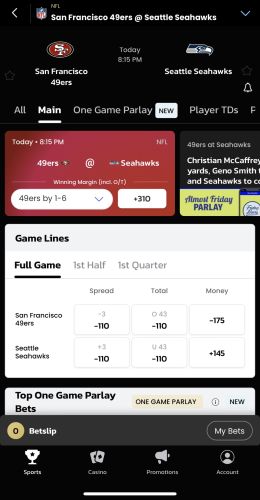 BetMGM Ohio NFL Betting