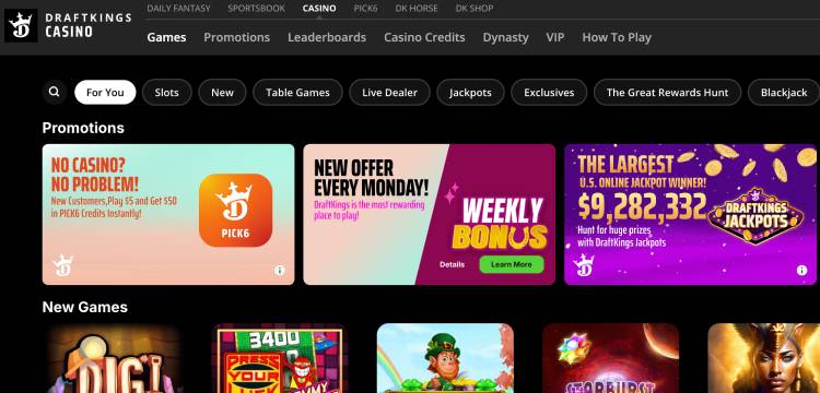 DraftKings Casino Review