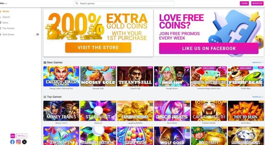 Pulsz social casino