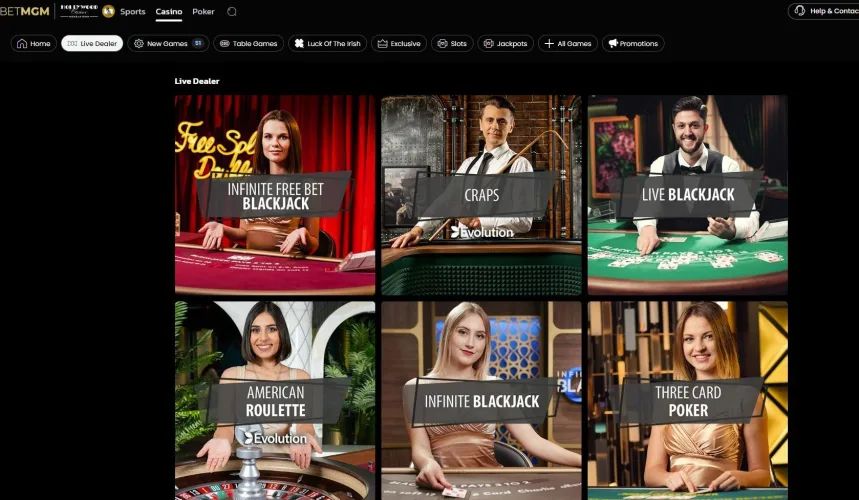 Popular Games at NJ Online Casinos