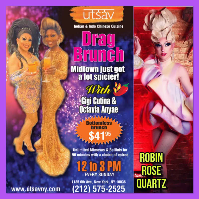 Utsav Drag Brunch flyer.