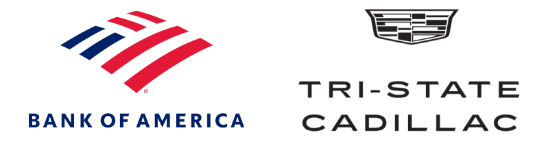 Bank of America and Tri-State Cadillac logos