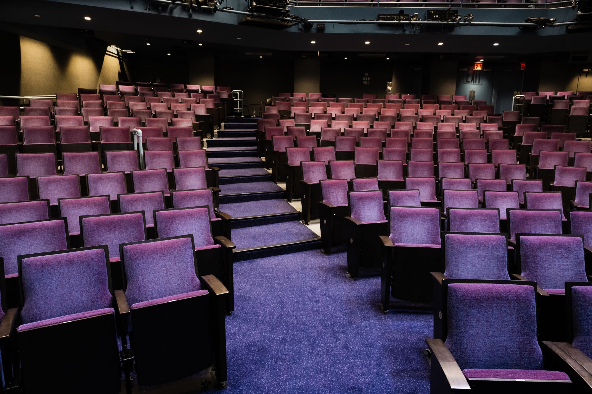 View of the Laura Pels Orchestra Section from the front of the theatre