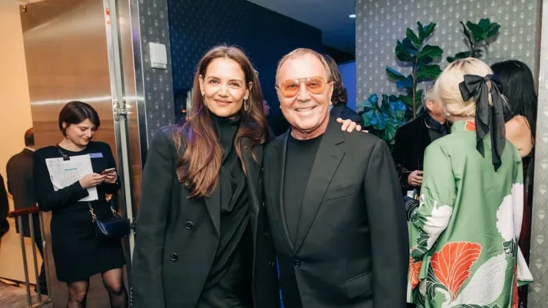 Katie Holmes and Michael Kors