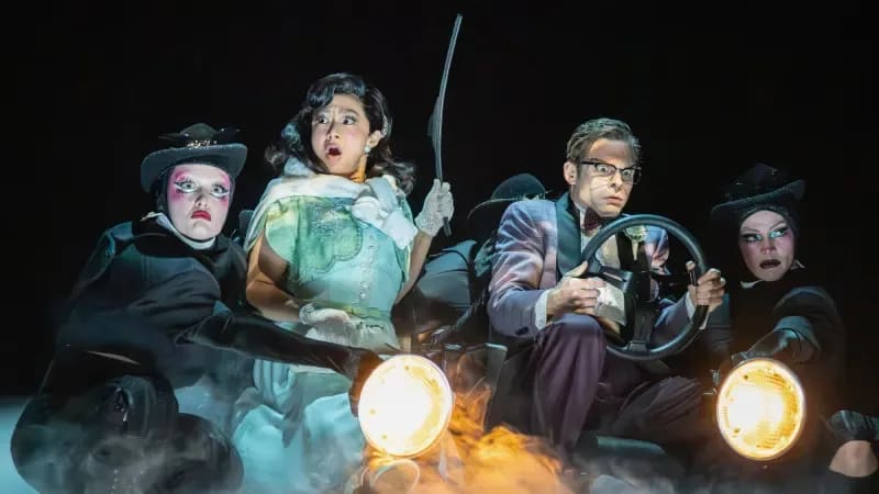 Larkin Reilly, Stephanie Hsu, Andrew Durand, and Caleb Quezon.
