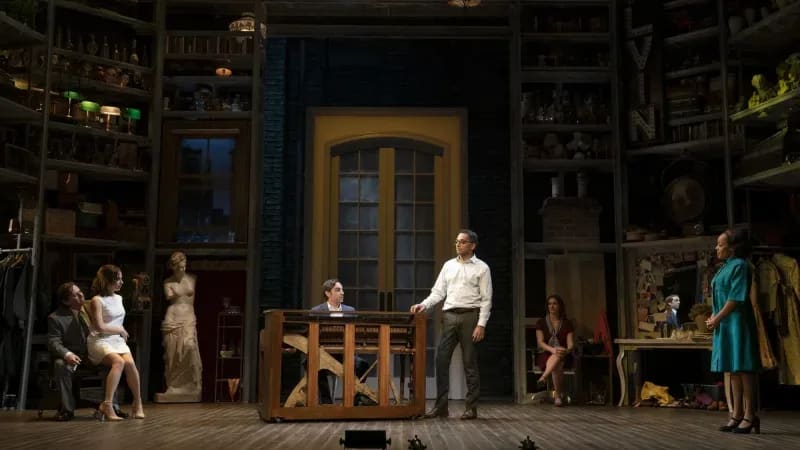 Roundabout's 2019 production of MERRILY WE ROLL ALONG. Photo by Joan Marcus.