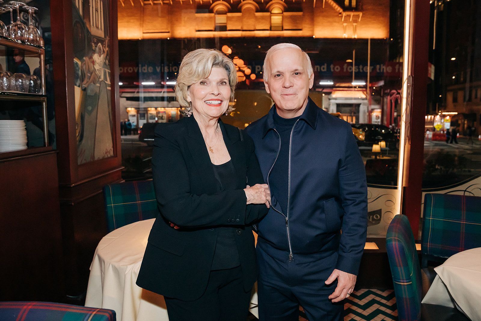 Debra Monk and Scott Ellis