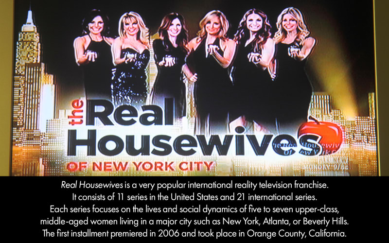 A screencapture of the intro to The Real Housewives of New York City.