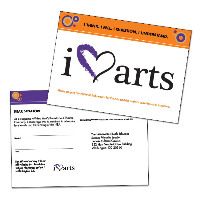 I Heart Arts Postcards