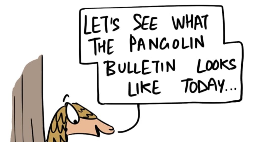 Message from the Pangolins