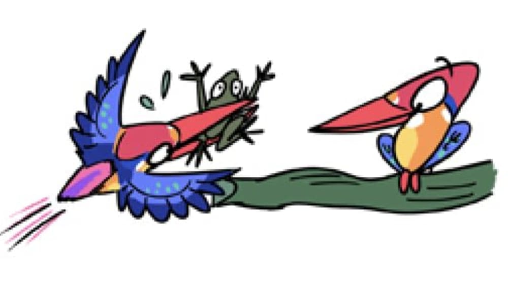 Dating Tips from the Oriental Dwarf Kingfisher