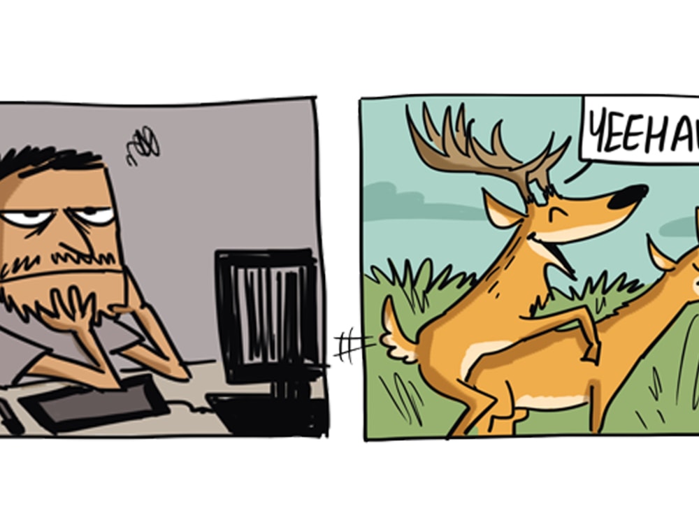 The Swamp Deer Likes to be Stuck in a Rut