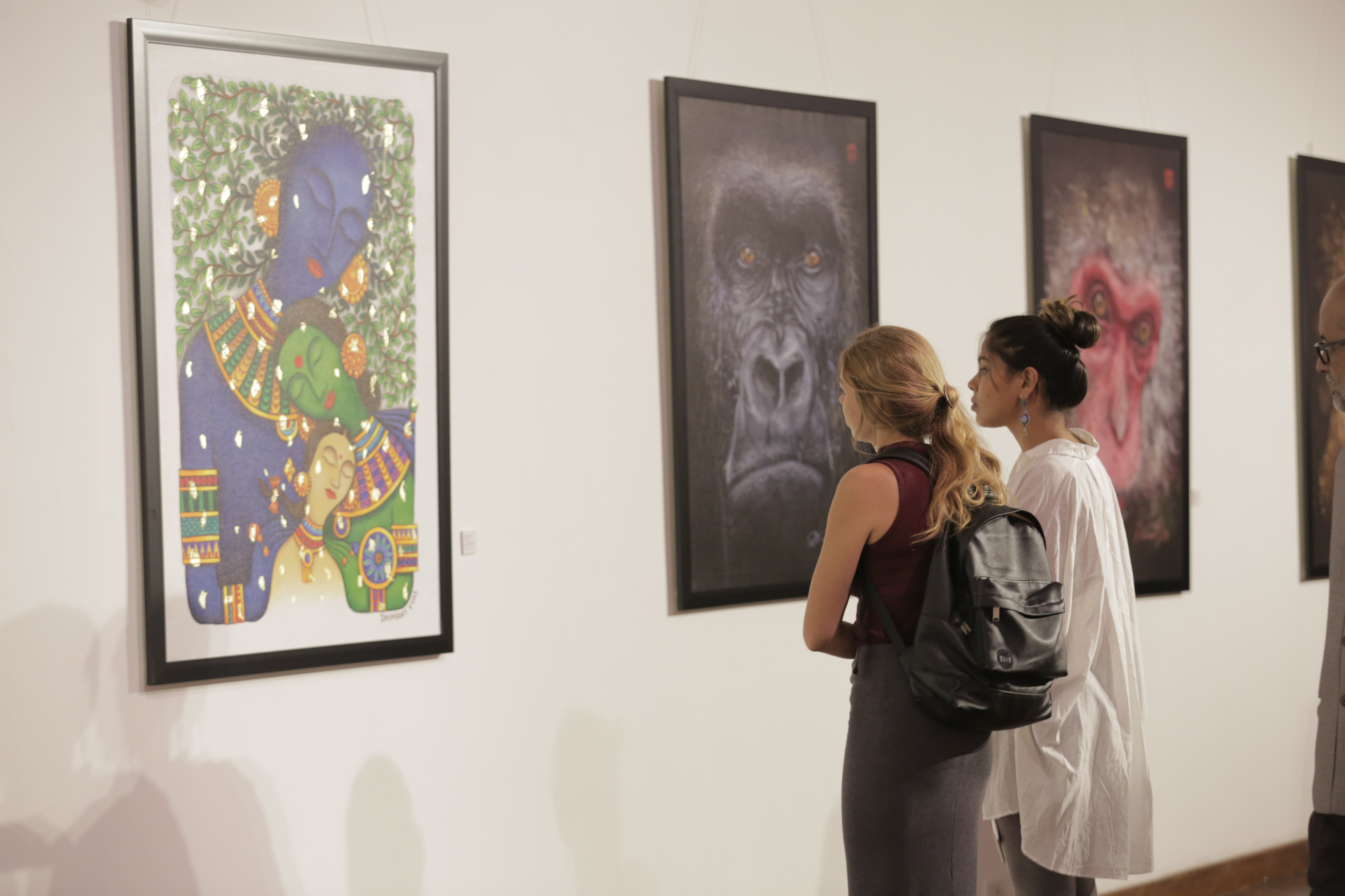 The festival opened with a four-day film festival showcasing movies from around the world that were screened at three prestigious locations in Bengaluru: the National Institute of Advanced Studies, the Suchitra Film Society and the National Gallery of Modern Art. It was followed by a week-long art exhibition that opened with a glittering evening of music, wine and cheese on October 4.