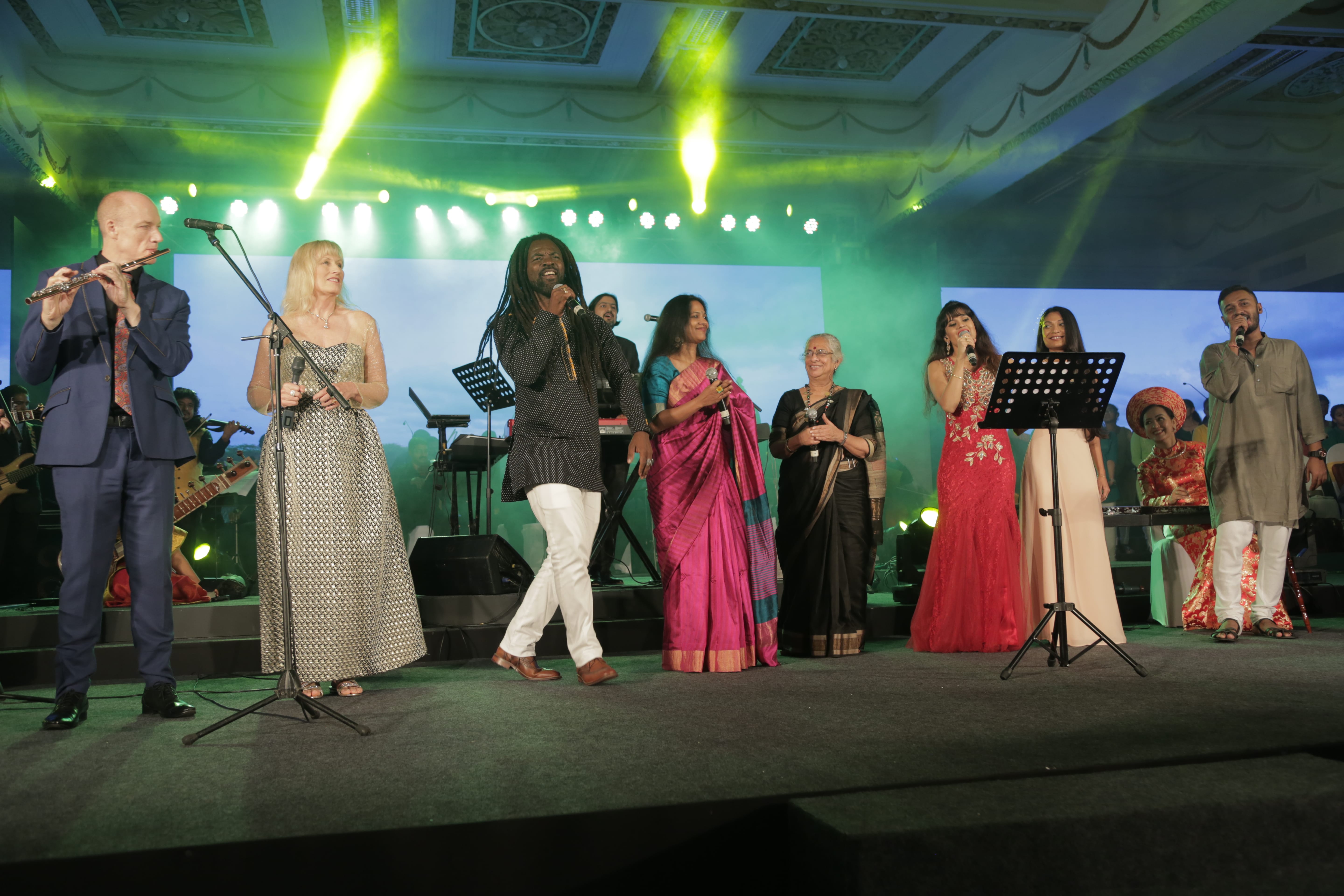 On October 6, 146 musicians came together to perform at a musical concert at a most unusual venue, the Vidhana Soudha, which was celebrating its 60th anniversary that month.  