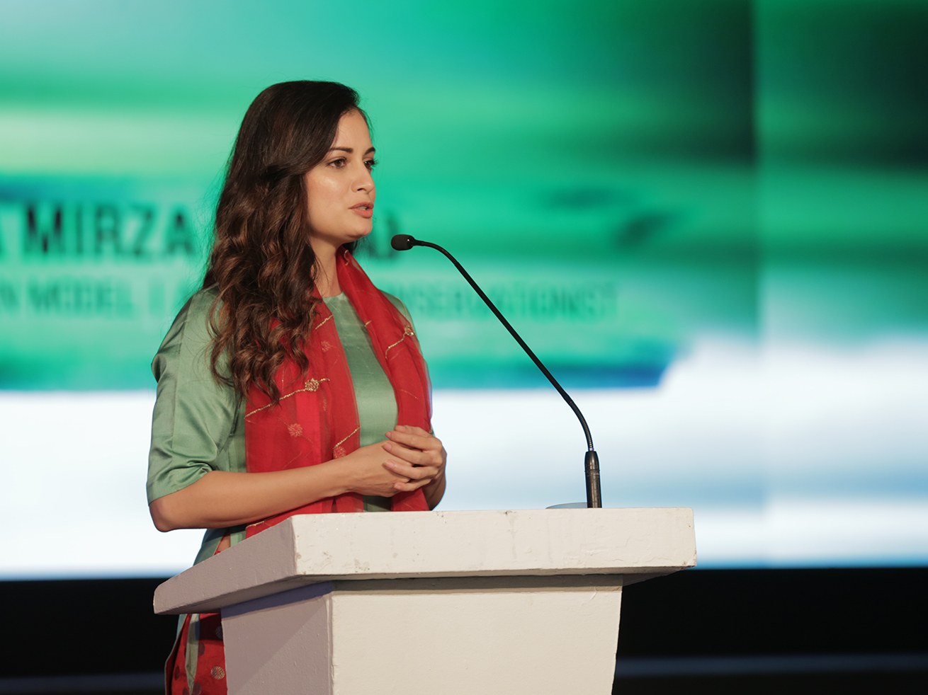 The summit was hosted at the Vidhana Soudha and the NIAS auditorium, and speakers included former president of Kiribati, Anote Tong, Indian Member of Parliament Jairam Ramesh, Indian actor and activist Dia Mirza and many more.