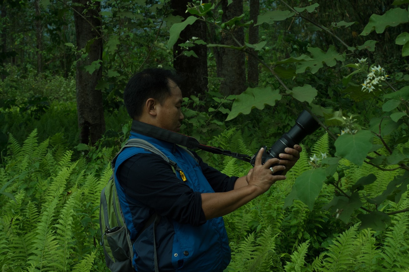 Conservationist and nature photographer Anoko Mega works for hoolock gibbon conservation in Mehao, Lower Dibang Valley district, Arunachal Pradesh. Photo: Prakash Bhuyan