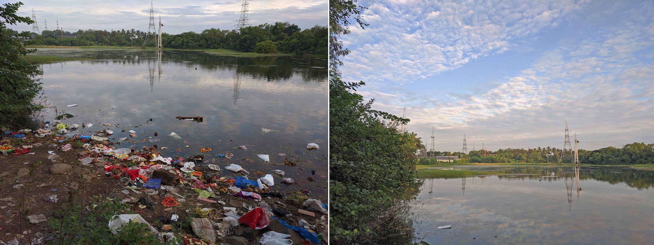 Irresponsible disposal of trash influences the composition of the lake, and the steady aggregation of organic and inorganic pollutants could result in oxygen depletion, thus harming the lake’s biodiversity.