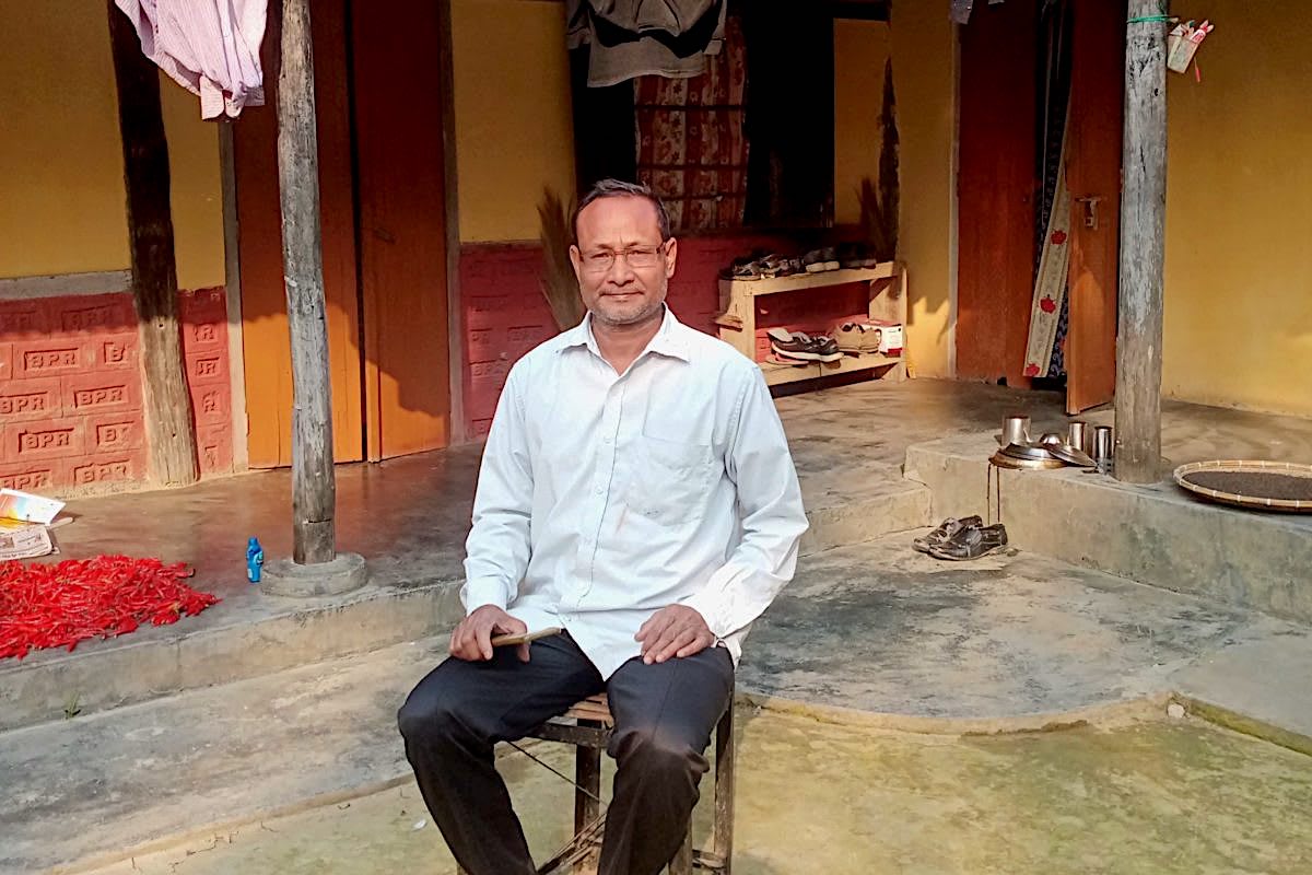 Dinesh Das at his home in Rani in Kamrup (rural) district of Assam where he had an encounter with a wild elephant about three years ago. Photo: Sanskrita Bharadwaj 
Cover photo: Situated in the city of Guwahati, Assam, is a freshwater lake and the state's only Ramsar site – Deepor beel. This lake is also a refuge for the gentle giants of the forests, elephants. Cover photo: Hirakjyoti Bayan, CC BY-SA 4.0 