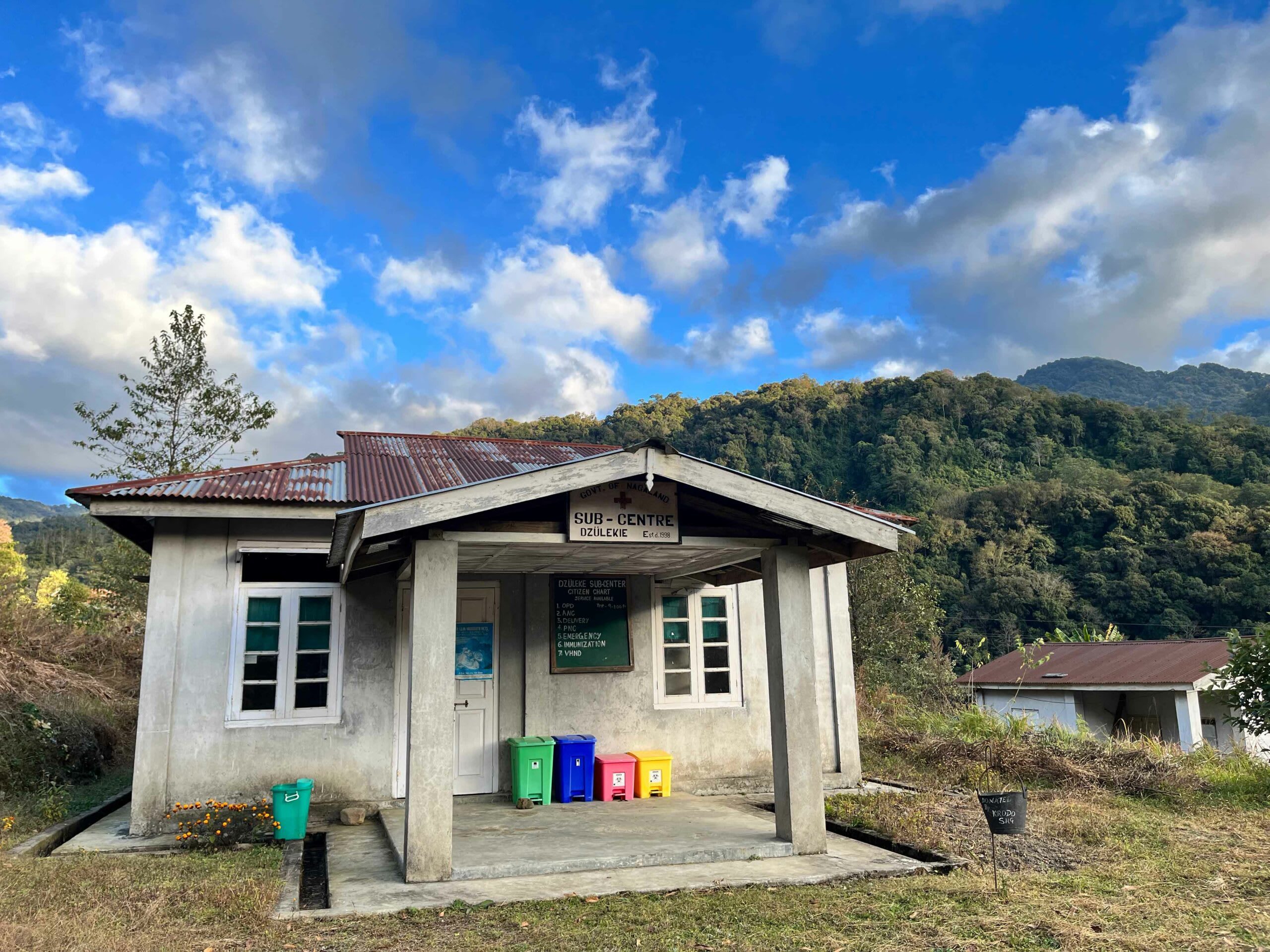 The only hospital in Dzüleke is the size of a bus stop. In an emergency, someone runs off to call the resident doctor. 