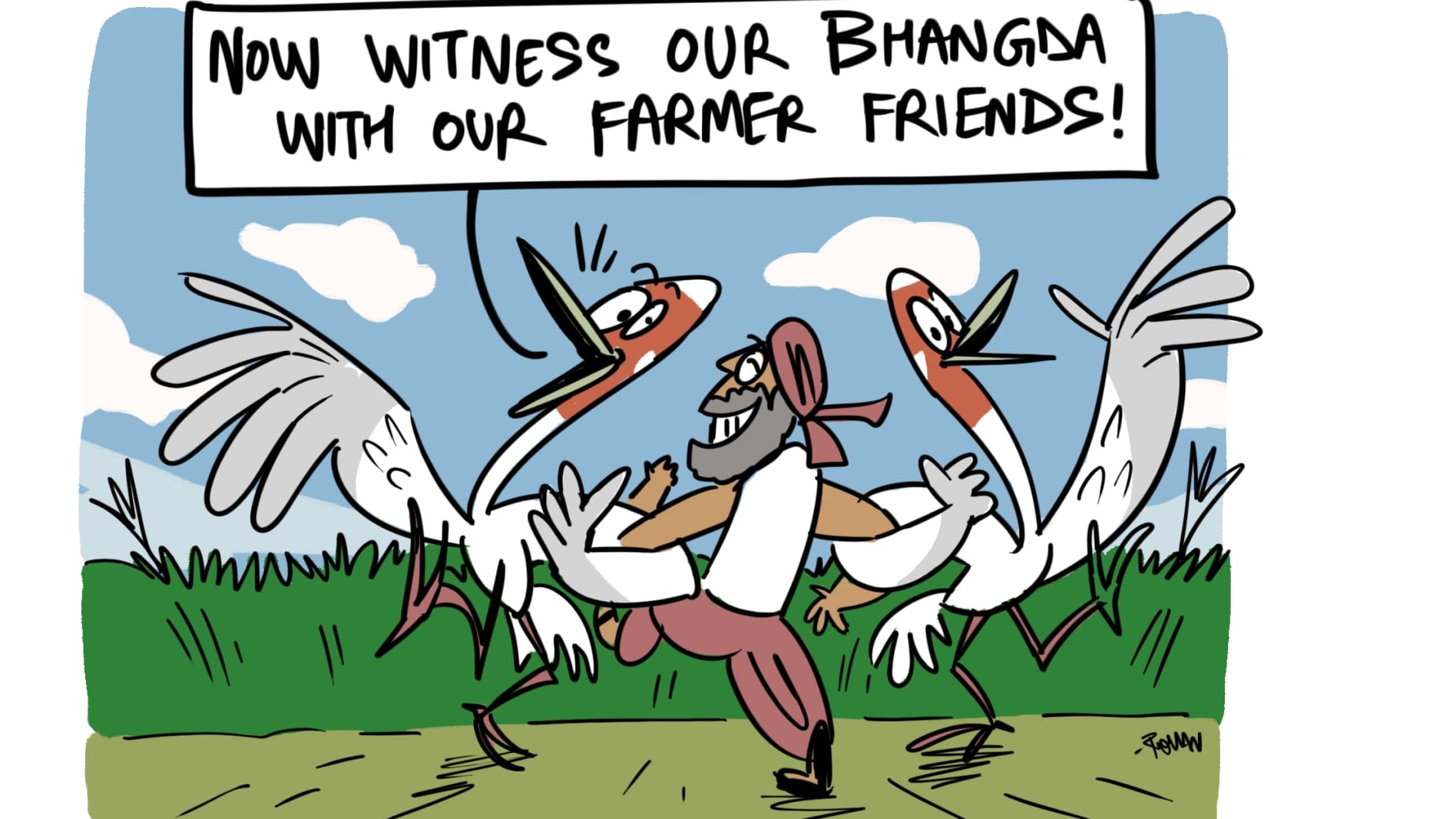 Join the Sarus Cranes' Celebration