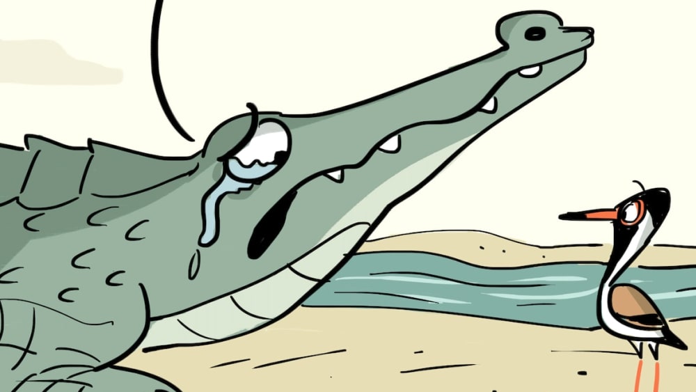 No Faking It: This Crocodile’s Tears are Tears of Grief