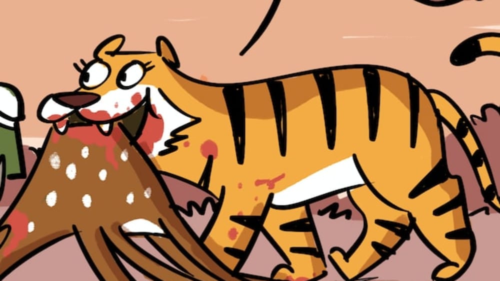 The Tiger Knows How to Pose for Cameras!