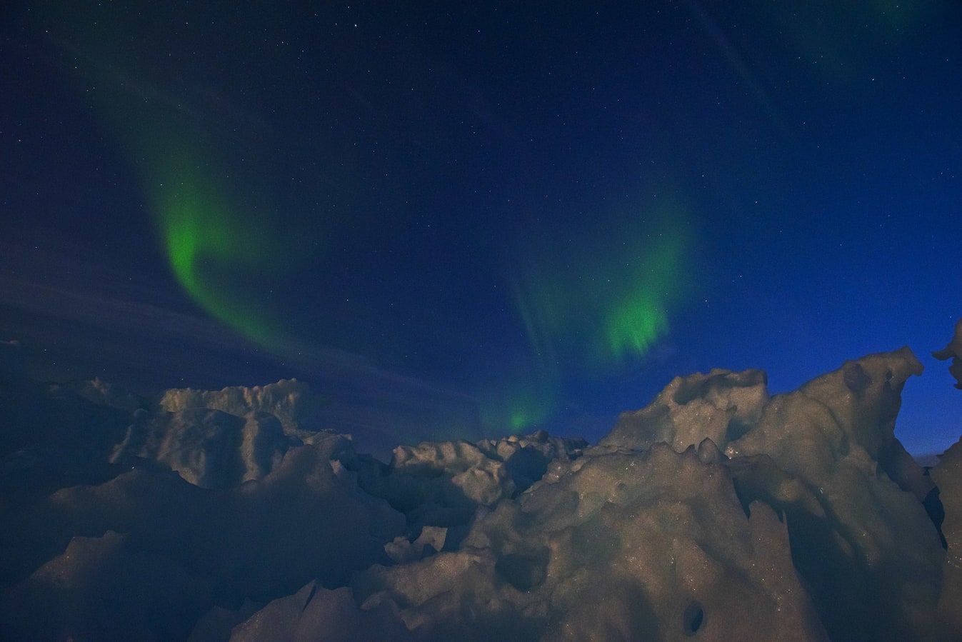 The night sky in Greenland, Dhritiman says, was particularly stunning. Aurora borealis or the northern lights, is technically on display all year, but the phenomenon is not visible during the summer months, when the sun does not set for several weeks. During autumn and winter nights however, the sky is a blanket of stars, often accompanied by ethereal, dancing, green lights. 