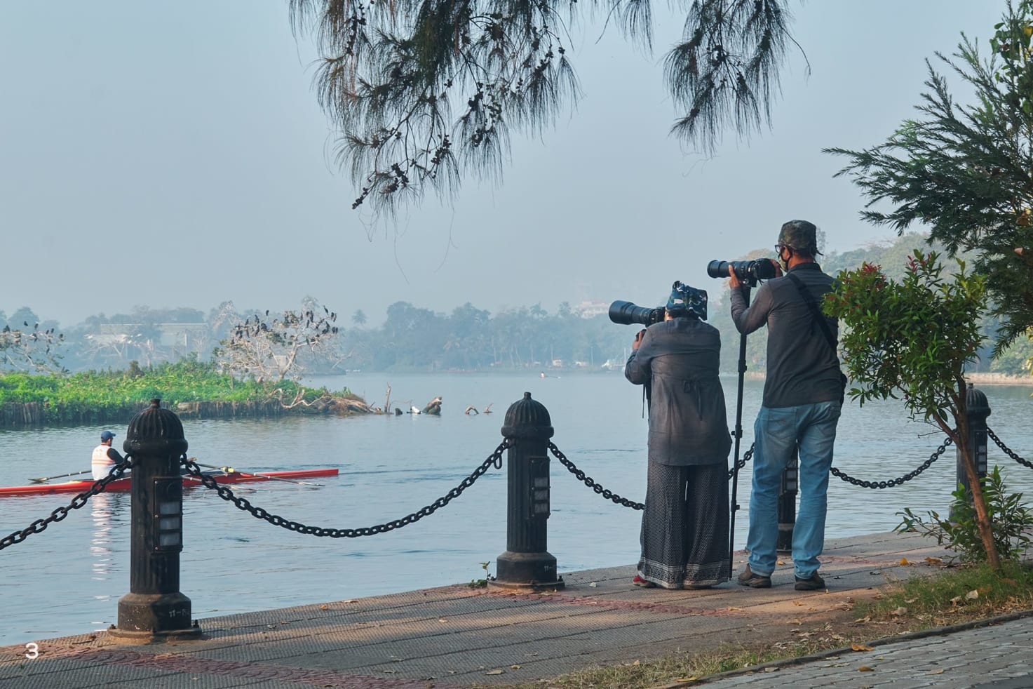 Photographers at Rabindra sarobar