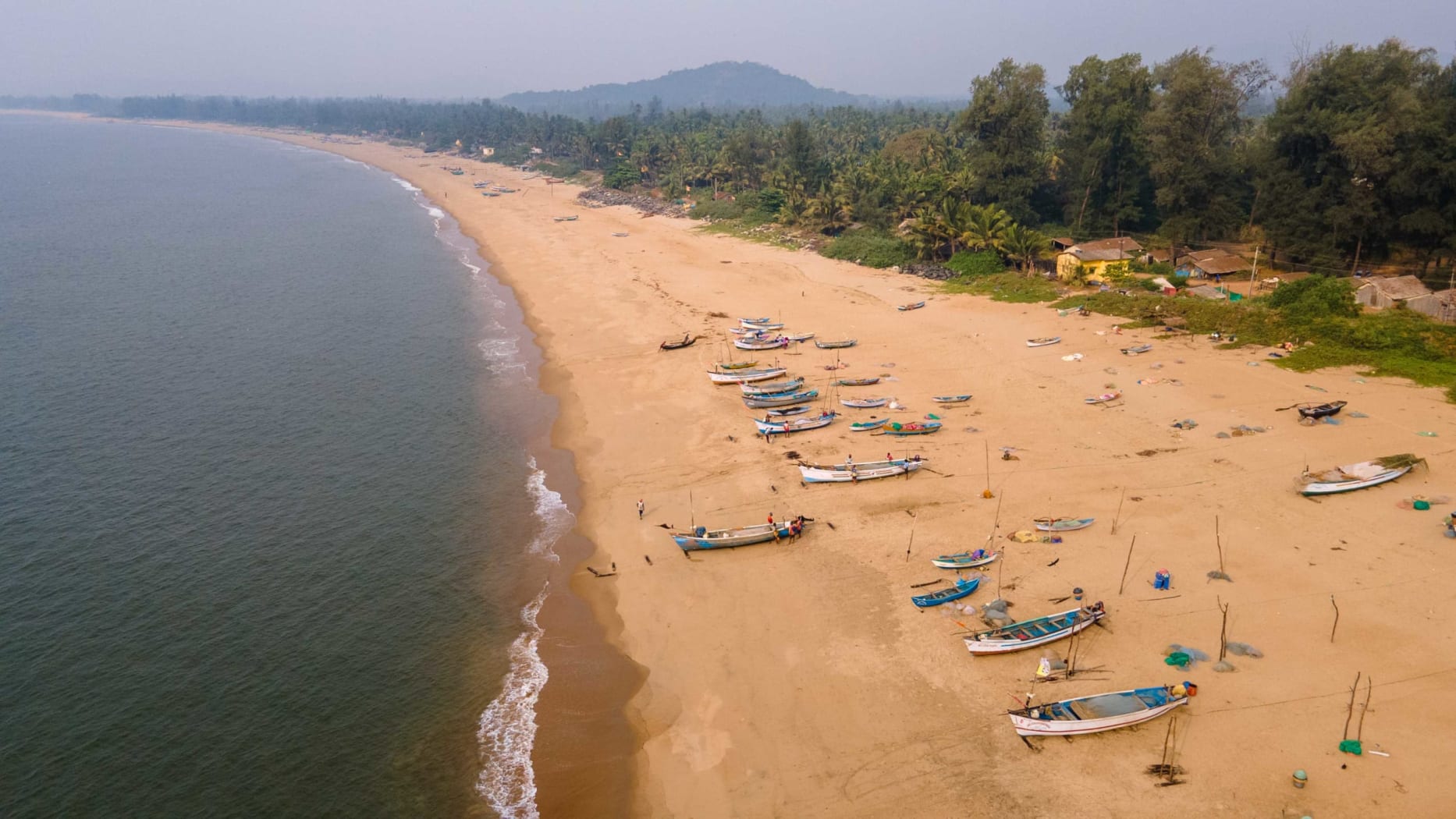 A beach in Karwar, Uttara Kannada